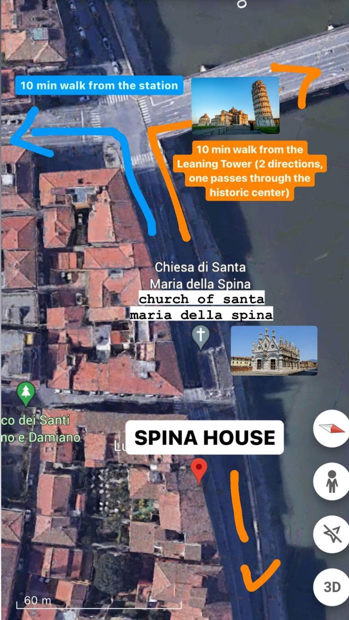 Апартаменты Centro Storico Spina White House Пиза Экстерьер фото